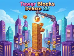 Tower Blocks Deluxe 3D เกมออนไลน์