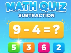 Math Quiz - Subtraction เกมออนไลน์