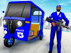 Police Auto Rickshaw Taxi เกมออนไลน์