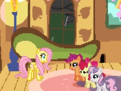 Fluttershy's Bunny Rescue เกมออนไลน์