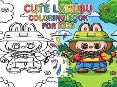 Cute Labubu Coloring Book for Kids เกมออนไลน์