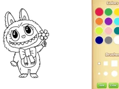 Labubu Doll Coloring Book for Kids เกมออนไลน์