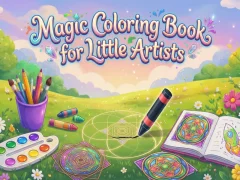 Magic Coloring Book for Little Artists เกมออนไลน์