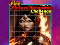 Fire Picture Scramble Challenge เกมออนไลน์