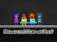 Steve and Alex vs Fnaf เกมออนไลน์