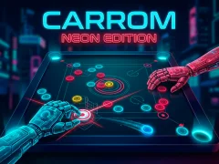 Carrom Neon Edition เกมออนไลน์