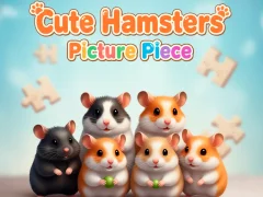 Cute Hamsters Picture piece เกมออนไลน์