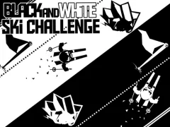 Black and White Ski Challenge เกมออนไลน์