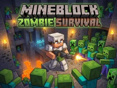 Mineblock Zombie Survival เกมออนไลน์