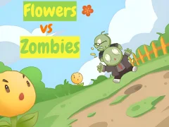 Flowers vs Zombies เกมออนไลน์
