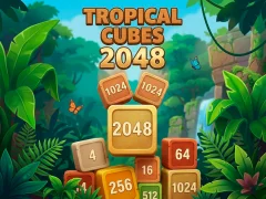 Tropical Cubes 2048 เกมออนไลน์