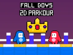 Fall Boys 2D Parkour เกมออนไลน์