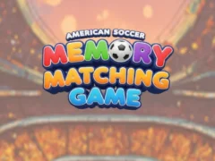 American Soccer Memory Matching Game เกมออนไลน์