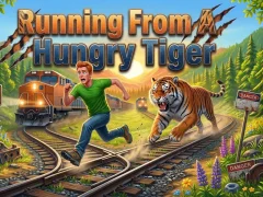 Running From A Hungry Tiger เกมออนไลน์