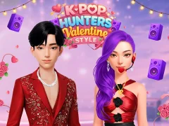K-Pop Hunters Valentine Style เกมออนไลน์