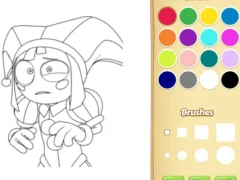 Pomni Coloring Book For Kids เกมออนไลน์