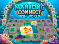 Mahjong Connect Fish World เกมออนไลน์