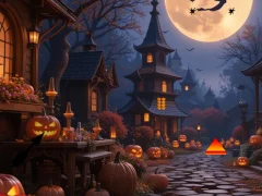 Halloween Spider Web Treasure Escape เกมออนไลน์