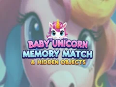 Baby Unicorn Memory Match & Hidden Objects เกมออนไลน์