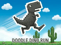 Doodle Dino Run เกมออนไลน์