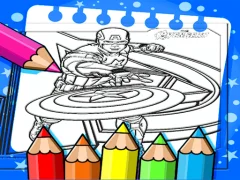 Captain America Coloring Book เกมออนไลน์
