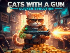 Cats with a Gun Clicker Evolution เกมออนไลน์
