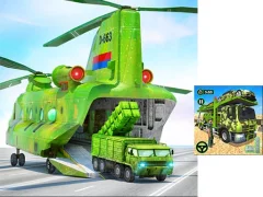 US Army Cargo Transport Truck Driving เกมออนไลน์