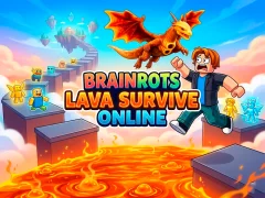 Brainrots Lava Survive Online เกมออนไลน์