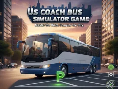 US Coach Bus Simulator Game เกมออนไลน์