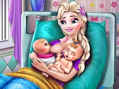 Ice Queen Twins Birth เกมออนไลน์