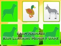 Farm Animals Kids Learning  Memory เกมออนไลน์