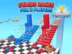 Stairs Races For 2 Players เกมออนไลน์