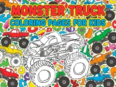 Monster Truck Coloring Pages For Kids เกมออนไลน์