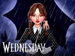 Celebrity Wednesday Addams Style เกมออนไลน์