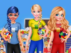 BFF Princess Vote For  FIFA 2018 Quarter Finals เกมออนไลน์