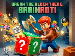 Break the block there, Brainrot! เกมออนไลน์