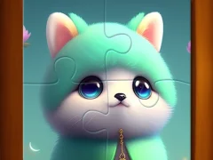 Cute Cat Jigsaw Puzzle เกมออนไลน์