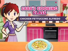 Sara's Cooking Class: Chicken Fettuccine Alfredo เกมออนไลน์