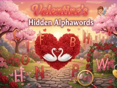 Valentine's Hidden Alphawords เกมออนไลน์