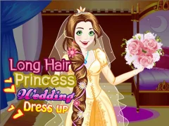Long Hair Princess Wedding Dress up เกมออนไลน์