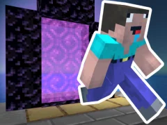 Noob Steve Parkour เกมออนไลน์
