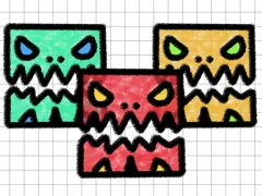 Geometry Dash Paper Note เกมออนไลน์