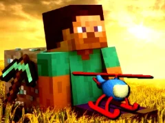 Minecraft Helicopter Adventure เกมออนไลน์