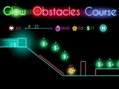 Glow obstacle course เกมออนไลน์