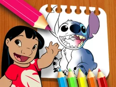 Lilo and Stitch Coloring Book เกมออนไลน์