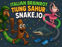 Italian Brainrot Tung Sahur Snake.io เกมออนไลน์