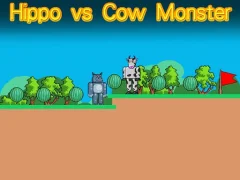 Hippo vs Cow Monster เกมออนไลน์