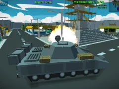 Blocky wars vehicle shooting multiplayer เกมออนไลน์