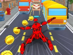 Subway Run Superhero Robot เกมออนไลน์