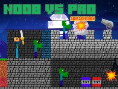 Noob vs Pro Armageddon เกมออนไลน์